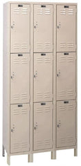 Hallowell - 9 Door, 3 Tier, ValueMax Wardrobe Lockers - Eagle Tool & Supply