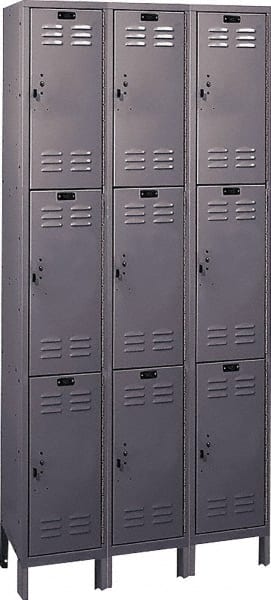 Hallowell - 9 Door, 3 Tier, ValueMax Wardrobe Lockers - Eagle Tool & Supply