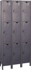 Hallowell - 9 Door, 3 Tier, ValueMax Wardrobe Lockers - Eagle Tool & Supply