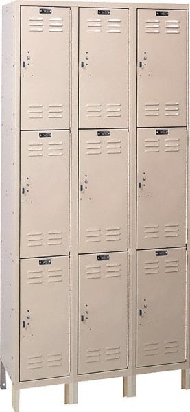 Hallowell - 9 Door, 3 Tier, ValueMax Wardrobe Lockers - Eagle Tool & Supply