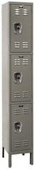 Hallowell - 3 Door, 3 Tier, Ready-Built Wardrobe & Box Lockers - Eagle Tool & Supply
