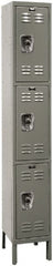 Hallowell - 3 Door, 3 Tier, Ready-Built Wardrobe & Box Lockers - Eagle Tool & Supply