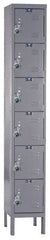 Hallowell - 6 Door, 6 Tier, Ready-Built Wardrobe & Box Lockers - Eagle Tool & Supply