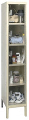 Hallowell - 5 Door, 5 Tier, Safety-View Plus Box Lockers - Eagle Tool & Supply