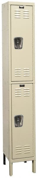 Hallowell - 2 Door, 2 Tier, Premium Wardrobe Lockers - Eagle Tool & Supply