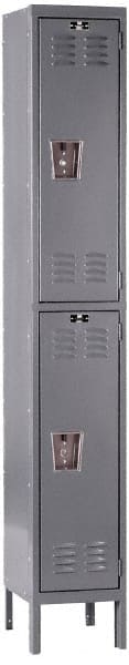 Hallowell - 2 Door, 2 Tier, Premium Wardrobe Lockers - Eagle Tool & Supply