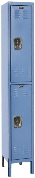 Hallowell - 2 Door, 2 Tier, Premium Wardrobe Lockers - Eagle Tool & Supply