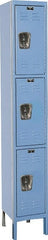 Hallowell - 3 Door, 3 Tier, Premium Wardrobe Lockers - Eagle Tool & Supply