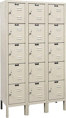 Hallowell - 15 Door, 5 Tier, Premium Box Lockers - Eagle Tool & Supply