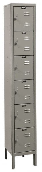 Hallowell - 6 Door, 6 Tier, Premium Box Lockers - Eagle Tool & Supply