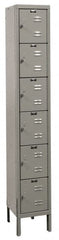 Hallowell - 6 Door, 6 Tier, Premium Box Lockers - Eagle Tool & Supply