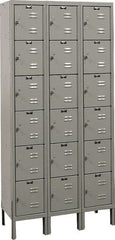 Hallowell - 18 Door, 6 Tier, Premium Box Lockers - Eagle Tool & Supply