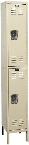 Hallowell - 2 Door, 2 Tier, Premium Wardrobe Lockers - Eagle Tool & Supply