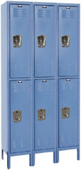 Hallowell - 6 Door, 2 Tier, Premium Wardrobe Lockers - Eagle Tool & Supply