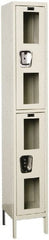 Hallowell - 2 Door, 2 Tier, Safety-View Wardrobe Lockers - Eagle Tool & Supply