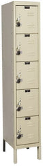 Hallowell - 5 Door, 5 Tier, Ready-Built Wardrobe & Box Lockers - Eagle Tool & Supply