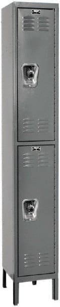 Hallowell - 2 Door, 2 Tier, Ready-Built Wardrobe & Box Lockers - Eagle Tool & Supply