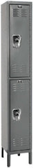 Hallowell - 2 Door, 2 Tier, Ready-Built Wardrobe & Box Lockers - Eagle Tool & Supply