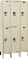 Hallowell - 6 Door, 2 Tier, Ready-Built Wardrobe & Box Lockers - Eagle Tool & Supply