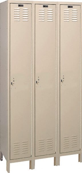 Hallowell - 3 Door, 1 Tier, ValueMax Wardrobe Lockers - Eagle Tool & Supply