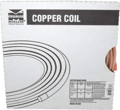 Mueller Industries - 20' Long, 3/8" OD, Grade Alloy 122 Copper Seamless Tube - 0.032" Wall Thickness - Eagle Tool & Supply