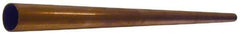 Mueller Industries - 5/8 Inch Outside Diameter x 2 Ft. Long, Copper Round Tube - 0.569 Inch Inside Diameter, 0.028 Inch Wall Thickness, Alloy 122 - Eagle Tool & Supply