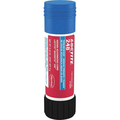 Loctite - 9 g Stick, Blue, Medium Strength Semisolid Threadlocker - Series 248, 24 hr Full Cure Time, Hand Tool, Heat Removal - Eagle Tool & Supply