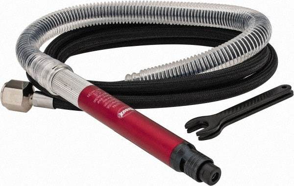 Sioux Tools - 1/8" Collet, Straight Handle, Straight Air Die Grinder - 54,000 RPM, Remote Exhaust, 16.8 CFM, 0.1 hp, 6.21 bar - Eagle Tool & Supply