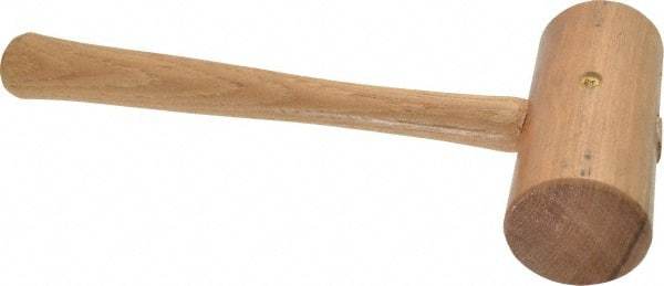 Garland - 7/8 Lb Head Wooden Mallet - 11-3/4" Long Wood Handle - Eagle Tool & Supply