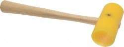 Garland - 3/8 Lb Head Plastic Mallet - 9-3/4" OAL, 10" Long Wood Handle - Eagle Tool & Supply