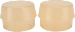 Garland - 1-3/4" Face Diam, Grade Soft, Natural Soft Face Hammer Tip - Urethane - Eagle Tool & Supply