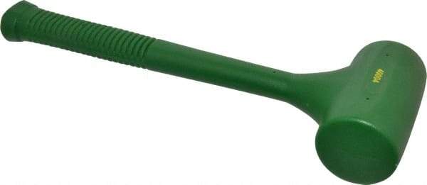 Garland - 48 oz Head 2-3/8" Face Diam Polyurethane Dead Blow Hammer - 14-1/2" OAL, Polyurethane Handle - Eagle Tool & Supply