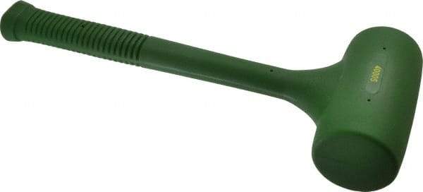 Garland - 58 oz Head 2-1/2" Face Diam Polyurethane Dead Blow Hammer - 15-1/2" OAL, Polyurethane Handle - Eagle Tool & Supply