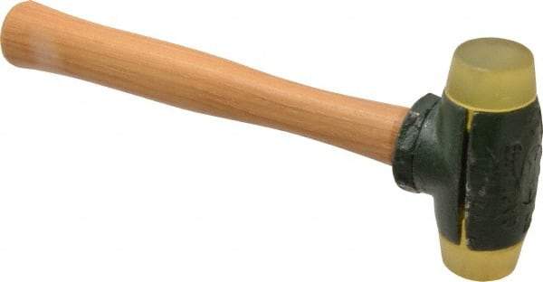 Garland - 1-1/2 Lb Head 1-1/4" Face Urethane Split Head Hammer - Wood Handle - Eagle Tool & Supply