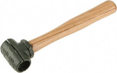 Garland - 1-1/2 Lb Head 1-1/4" Face Malleable Iron Split Head Hammer without Faces - Wood Handle - Eagle Tool & Supply