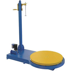 Vestil - 54 Inch Diameter, 8 to 12 Pallets per Hour, Semi Automatic, Medium Duty Stretch and Pallet Wrap Machine - 5,000 Lbs. Capacity, 3 to 12 RPM, 11 Inch High, 10 and 20 Inch Film Height - Eagle Tool & Supply
