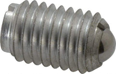 Gibraltar - 5/8-11, 0.375" Ball Diam, 63/64" Body Length, 0.096" Max Ball Reach, Threaded Ball Plunger - Steel Body, Steel Ball, 4.5 Lb Initial End Force, 9 Lb Final End Force - Eagle Tool & Supply