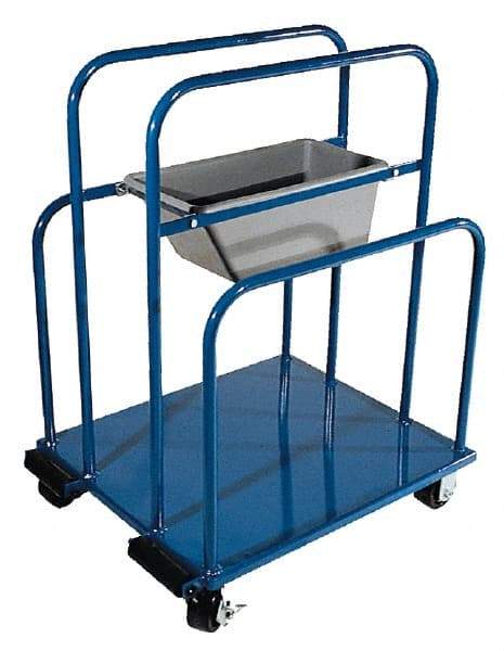 Vestil - 2,000 Lb Capacity Steel Panel Cart - Steel Deck, 26" OAW - Eagle Tool & Supply