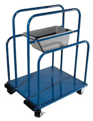 Vestil - 2,000 Lb Capacity Steel Panel Cart - Steel Deck, 26" OAW - Eagle Tool & Supply