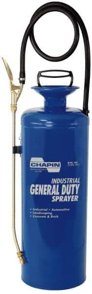 Chapin - 3.5 Gal Garden Hand Sprayer - Reinforced Hose, Polyethylene Tank, For Industrial Applications - Eagle Tool & Supply