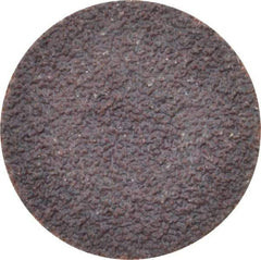 Tru-Maxx - 1" Disc Diam, 50 Grit, Aluminum Oxide Quick Change Disc - Type R Attaching System, Coated, Brown, Coarse Grade, 30,000 RPM - Eagle Tool & Supply