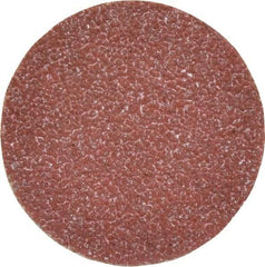 Tru-Maxx - 1" Disc Diam, 60 Grit, Aluminum Oxide Quick Change Disc - Type R Attaching System, Coated, Brown, Medium Grade, 30,000 RPM - Eagle Tool & Supply