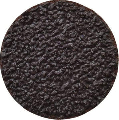 Tru-Maxx - 1-1/2" Disc Diam, 24 Grit, Aluminum Oxide Quick Change Disc - Type R Attaching System, Coated, Brown, Very Coarse Grade, 30,000 RPM - Eagle Tool & Supply