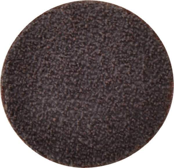 Tru-Maxx - 1-1/2" Disc Diam, 50 Grit, Aluminum Oxide Quick Change Disc - Type R Attaching System, Coated, Brown, Coarse Grade, 30,000 RPM - Eagle Tool & Supply