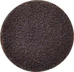 Tru-Maxx - 1-1/2" Disc Diam, 50 Grit, Aluminum Oxide Quick Change Disc - Type R Attaching System, Coated, Brown, Coarse Grade, 30,000 RPM - Eagle Tool & Supply