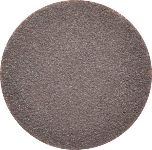 Tru-Maxx - 1-1/2" Disc Diam, 80 Grit, Aluminum Oxide Quick Change Disc - Type R Attaching System, Coated, Brown, Medium Grade, 30,000 RPM - Eagle Tool & Supply