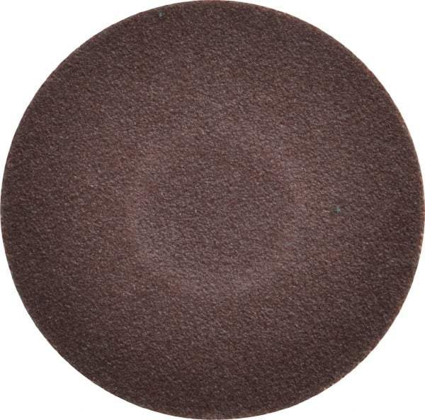 Tru-Maxx - 1-1/2" Disc Diam, 180 Grit, Aluminum Oxide Quick Change Disc - Type R Attaching System, Coated, Brown, Very Fine Grade, 30,000 RPM - Eagle Tool & Supply