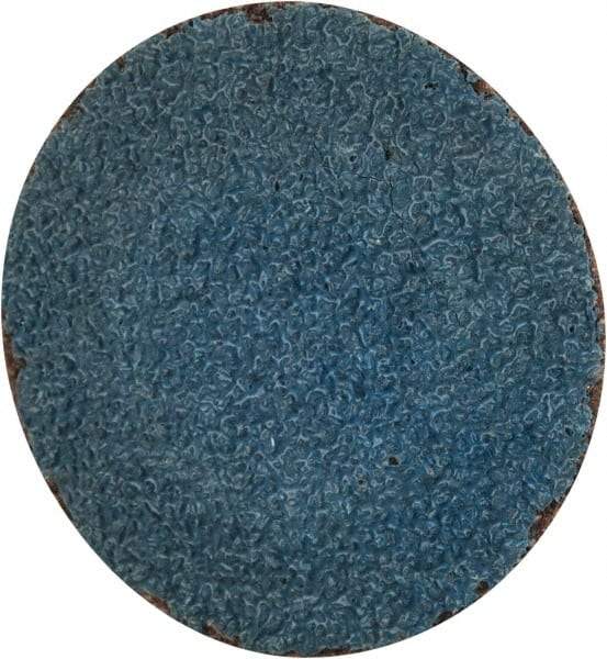 Tru-Maxx - 1" Disc Diam, 60 Grit, Zirconia Alumina Quick Change Disc - Type R Attaching System, Coated, Blue, Medium Grade, 20,000 RPM - Eagle Tool & Supply