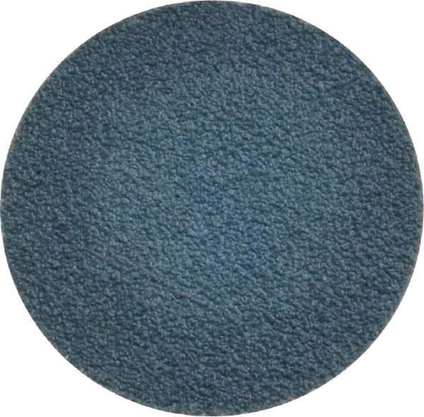 Tru-Maxx - 1" Disc Diam, 120 Grit, Zirconia Alumina Quick Change Disc - Type R Attaching System, Coated, Blue, Fine Grade, 20,000 RPM - Eagle Tool & Supply