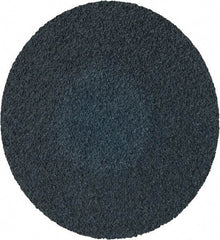 Tru-Maxx - 1-1/2" Disc Diam, 120 Grit, Zirconia Alumina Quick Change Disc - Type R Attaching System, Coated, Blue, Fine Grade, 20,000 RPM - Eagle Tool & Supply